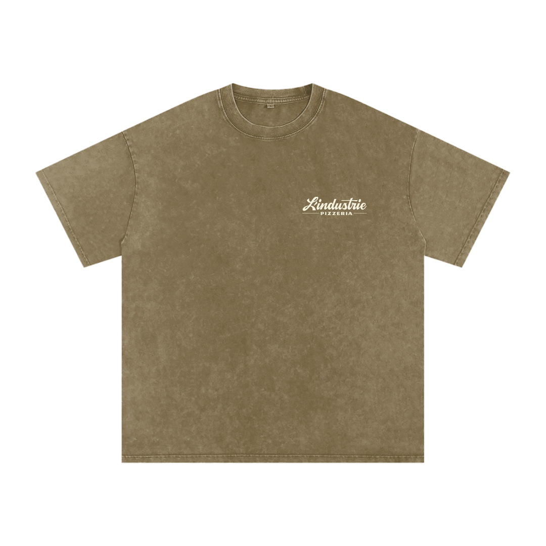 'Home of the Burrata Slice' Washed T-Shirt (L'Industrie)